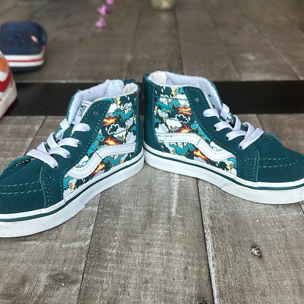 Toddler boy dragon vans